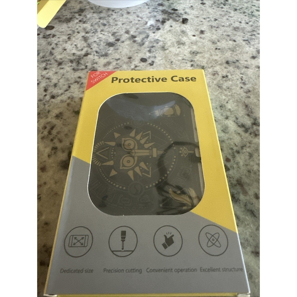 Joycon & Button Covers, Console Case, & Screen Protector Zelda Themed For Switch